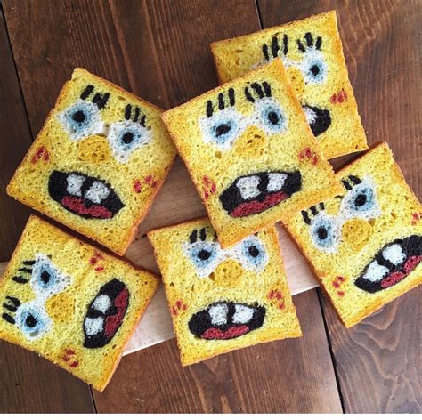 Spongebob Bread And Other Carb Based Delights Boing Boing