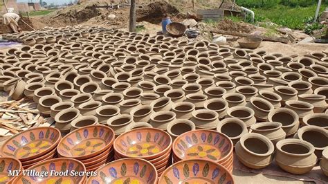 How To Make Clay Pots In Pakistan Pasrur Primitive Technology Pottery