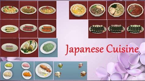 The Sims 4 Food Stalls Japanese Cuisine Youtube