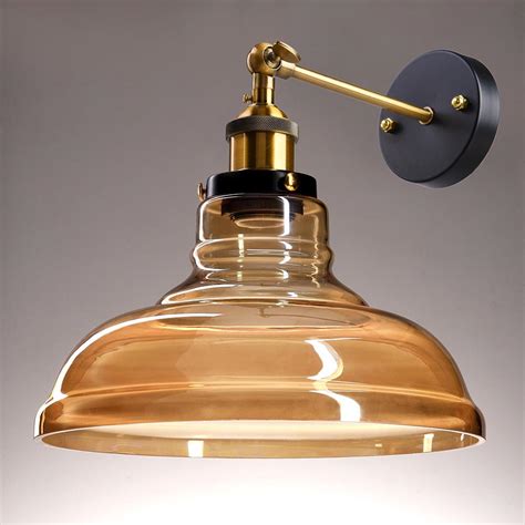 4.8 out of 5 stars 222. Vintage Retro Industrial Barn Wall Lamp Sconce Light Glass ...