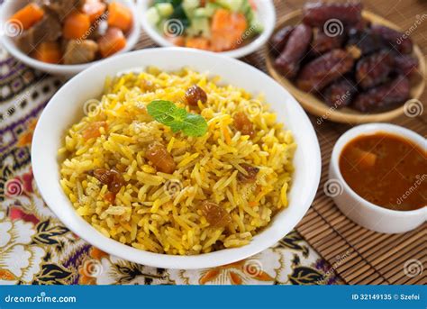 Arabian Rice Stock Image Image Of Carrot Beef Cooked 32149135