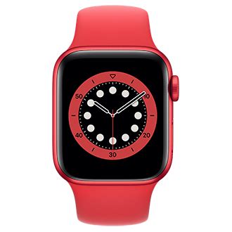 U.S. Cellular | Apple Watch Series 6 Cellular Red Aluminum Red Sport Band 40mm