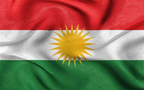 Kurdistan Flag With Different Texture And Fabrics By Saiwan S On