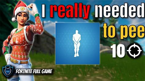 Fortnite Full Game I Needed To Pee Nog Ops Gameplay