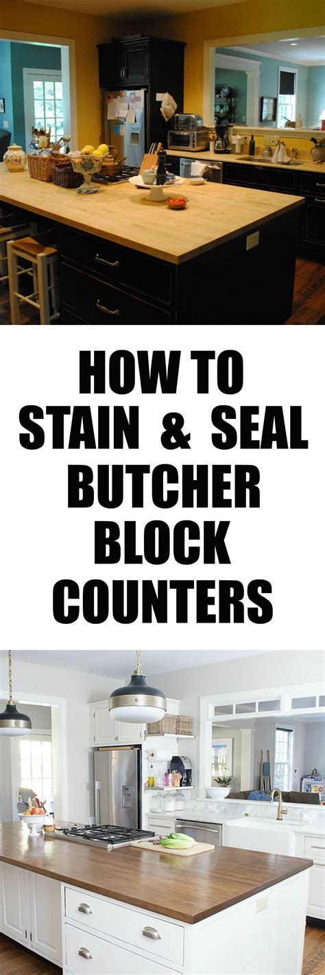 Actually, literally by nature (and by their history/namesake) as a result, a litany of options for treating, sealing, staining, and protecting butcher block counters has popped up. How To Stain and Seal Butcher Block Counters - The ...