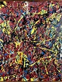Jackson Pollock (1912 - 1956) - Acrylic Painting