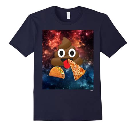 Poop Emoji T Shirt Cosmic Pizza Space Poop Emoji Shirt Tees 4lvs