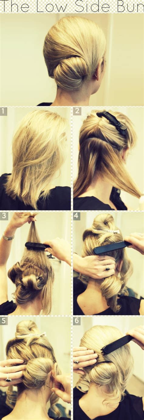 Graceful And Beautiful Low Side Bun Hairstyle Tutorials And Hair Looks