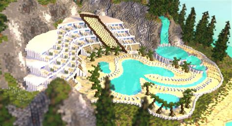 Island Pool Resort Minecraft Map