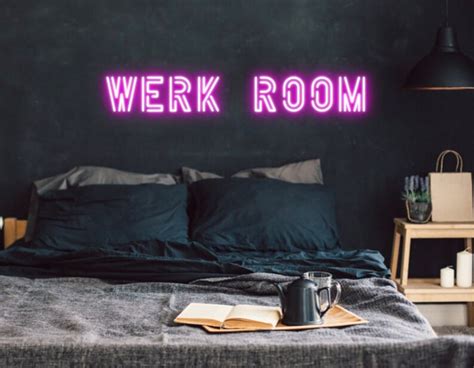 Werk Room Neon Sign Rupauls Drag Race Led Custom Sign Etsy