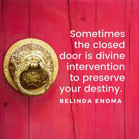 12 Inspirational Quotes About Closed Doors By Belinda Enoma