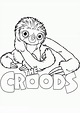 💠 Dibujos para colorear los Croods - Dibujosparacolorear.eu