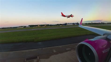 Wizzair Airbus A321neo Takeoff London Gatwick Youtube