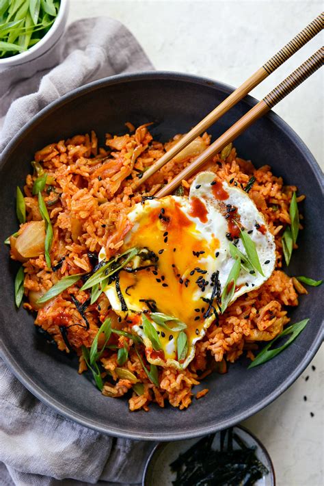 Kimchi Fried Rice Recipe Simply Scratch