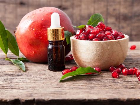Modern science has found that pomegranates can help protect your heart and a pomegranate is a sweet, tart fruit with thick, red skin. 8 Incredible Benefits & Uses of Pomegranate Seed Oil ...