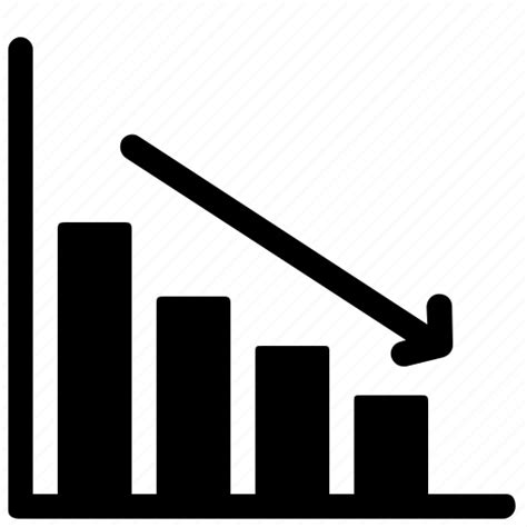 Bars Chart Decrease Diagram Graph Statistics Icon Download On