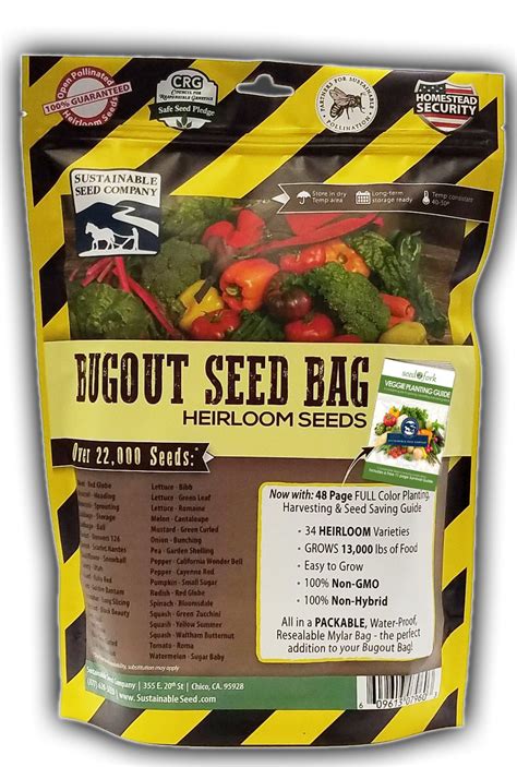 22000 Non Gmo Heirloom Vegetable Seeds Emergency Seed Vault Bugout