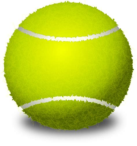 Onlinelabels Clip Art Realistic Tennis Ball