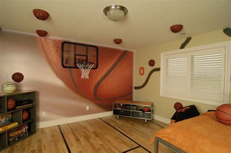 Basketball Bedroom Decor Apartment Layout