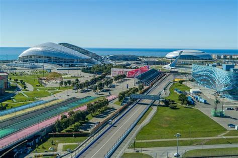 Sochi Russia October 2019 Olympic Park Sochi Aerial View