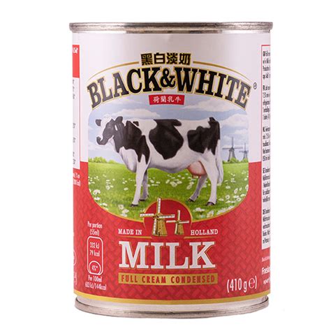 Black And White Evaporated Milk 410g Best Before Date 30 Nov 2021