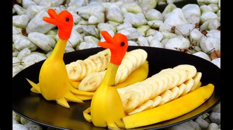 We may earn commission from links on this page, but we only recommend products we back. How to Make Banana Decoration | Banana Art | Fruit Carving ...