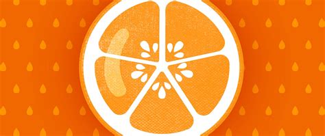 Download Wallpaper 2560x1080 Orange Fruit Citrus Art Vector Dual