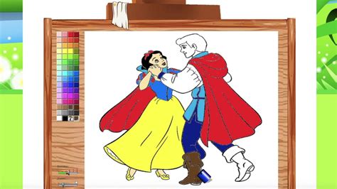 Como Dibujar A Blancanieves Y El Principe Youtube