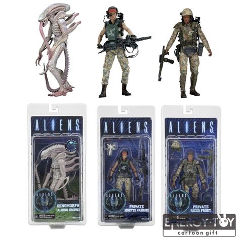 3kind Aliens Series 9 Marine Xenomorph Albino Drone Private Jenette