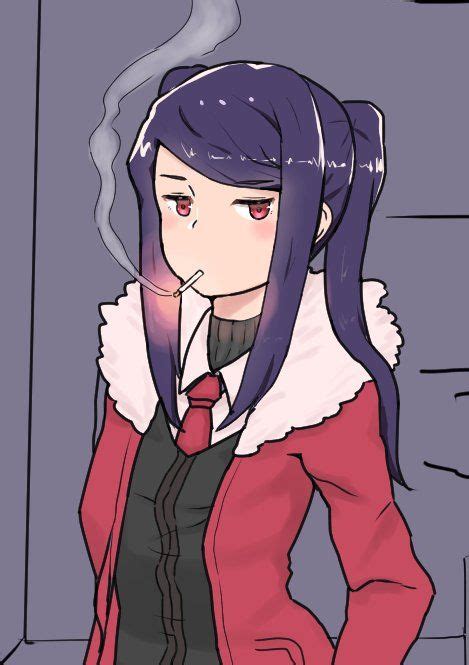 Drawing Smoking Anime Girl