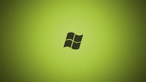 Microsoft Windows Green Background Wallpapers Hd