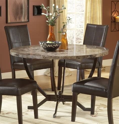 Granite Dining Table Set Flooding The Dining Room With