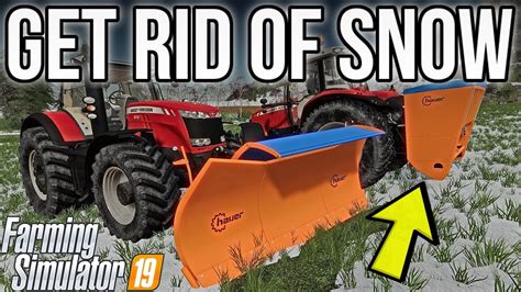 Best Ways To Remove Snow Farming Simulator 19 Seasons Youtube