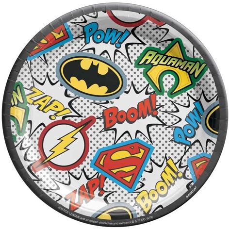 Justice League Plates 8pk The Party Room Reviews On Judgeme