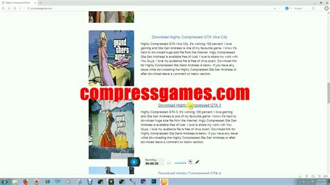 Download highly compressed pc games with less file size but same quality as the original one. pc games download highly compressed - YouTube