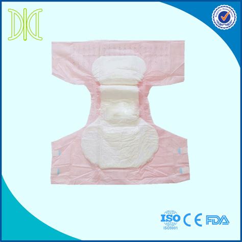 China Disposable Adult Diaper With Super Absorption Baby Printed