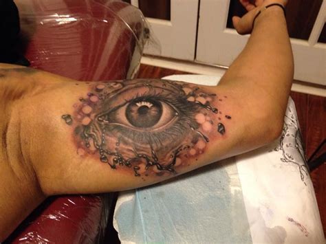 Eyeball Tattoo Blackandgreytattoo By Chanuen Flint Eyeball Tattoo