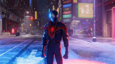 Spider Man Miles Morales 2020 Suit Gameplay 4k Free Roam Ps5 No