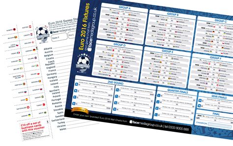 Download A Free Euro 2016 Wall Chart And Sweep Stake Sheet Face Media