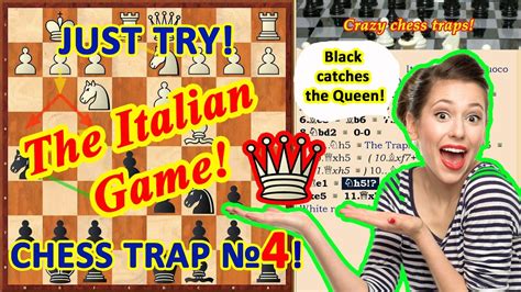The italian game is one of the oldest openings in chess. The Trap in the chess opening "Italian Game"! - YouTube