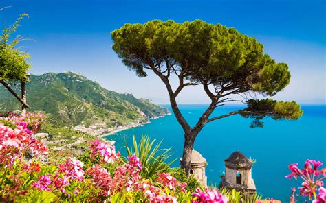 Amalfi Coast Ravello Campania Province Villa Rufolo Gardens To Salerno