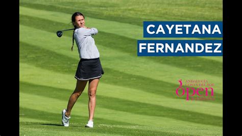 Spanish Amateur Cayetana Fernandez Leads The Way At The Midway Mark In The Costa Del So Youtube
