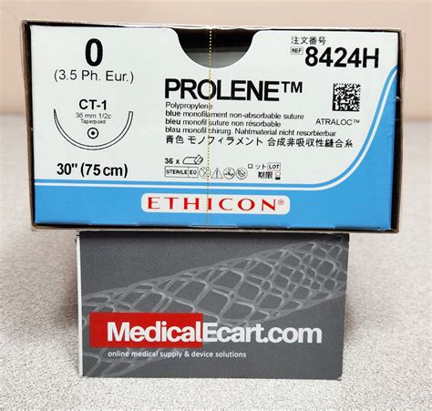 Ethicon 8424h Prolene Polypropylene Suture