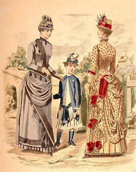 A French Vintage Fashion Illustration Featuring Two Stylish Ladies And