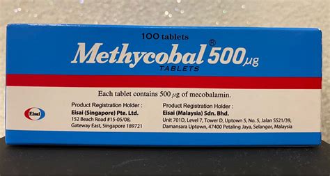 Methycobal Tablets 500mg Mecobalamin Vitamin B12 Expiry Feb 2024