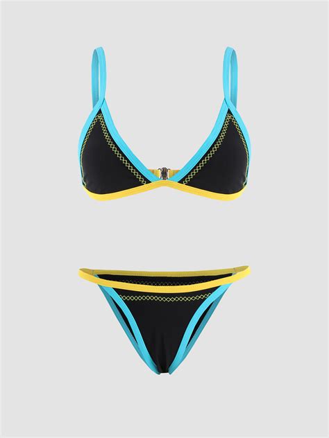 Seabird Contrast Trim Bikini Bestfashionhq Com Bikinis Contrast