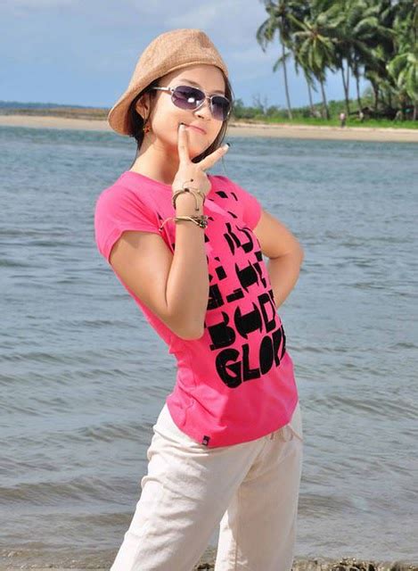 photo model myanmar lovely model wutt hmone shwe yi on the beach