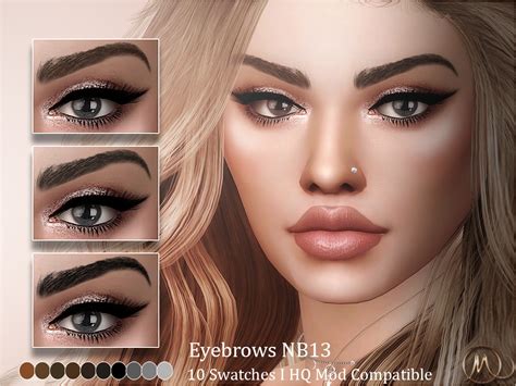 Eyebrows Nb13 From Msq Sims • Sims 4 Downloads