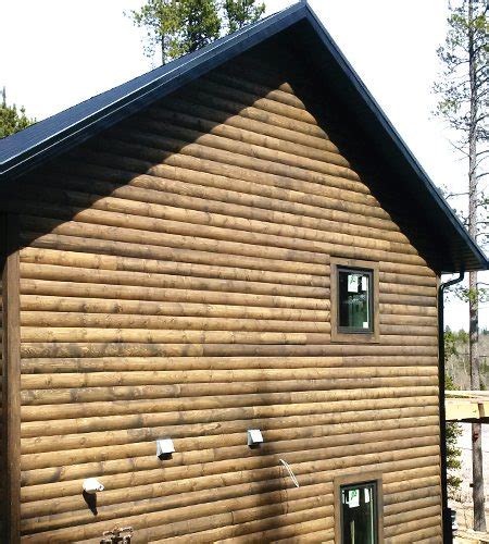 Fake Log Cabin Siding Faux Log Cabin Siding A New Exterior Home