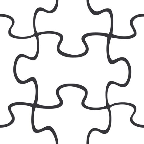Jigsaw Piece Outline Clipart Best